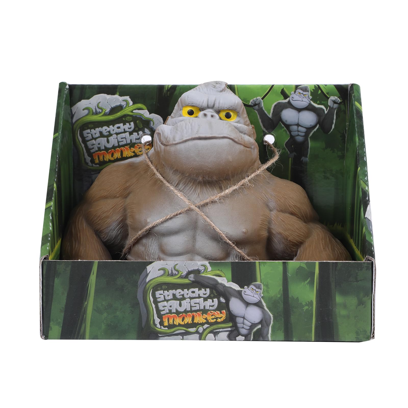 Photo 1 of WAYFENGLI Super Stretchy Gorilla Fidget Toy, Squishy Monkey Squeeze Toy, Splat Maxi Kong, Sensory and Fidget Toy for Kids and Adults, Fun Gift for Fidgeters, Ideal Gift for Kids (Brown)