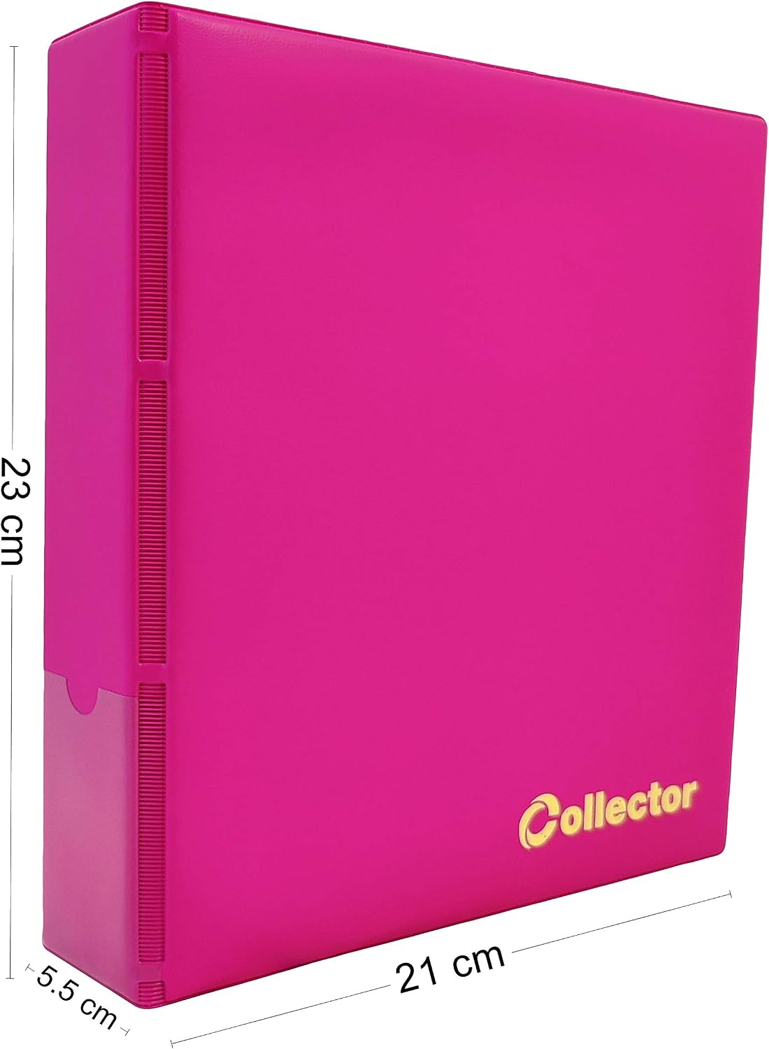 COLLECTOR Coin Album for Mix sizes coins from small till large coin - with pages and red dividers + index (Album for 221 coins, PASTEL PINK) - Image 3