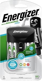 Energizer Recharge Pro Charger for AA/AAA NiMH Batteries with 4 Batteries view 9