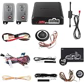 EASYGUARD EC002-T Smart Key PKE Car Alarm System Auto Start Starter Push Start Stop Button NFC Lock and Unlock entryAccess Keyless Go System DC12V Rolling Code