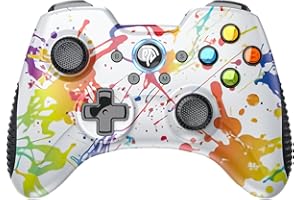 EasySMX Wireless Gaming Controller for Windows 7 8 10 11 PC/PS3/Android/Nintendo Switch/Steam, Dual-Vibration Gamepad Joystic