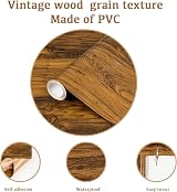 Abyssaly Wood Effect Vinyl Wrap 30x200cm Oak Self Adhesive Wallpaper view 2
