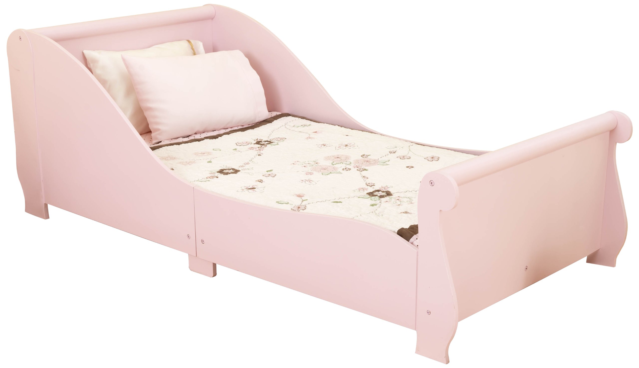 KidKraft Sleigh Toddler Bed 86735 Furniture (Pink) Buy Online in