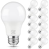 Maylaywood A19 LED Light Bulbs, 60 Watt Equivalent LED Bulb, Daylight ...