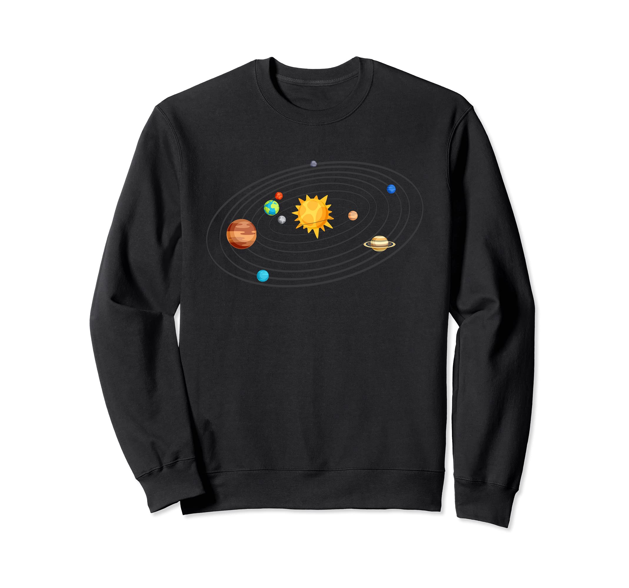 Solar System Planets Orbit Universe Galaxy Astronomy Sweatshirt
