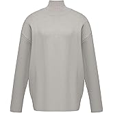 Women's Turtleneck Long Sleeve Oversized Sweaters Chunky Knit Pullover Tops Casual Fashion Clothes