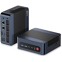 BOSGAME M4 Mini Gaming PC - AMD Ryzen 7 7840HS, 32GB DDR5 RAM, 1TB NVMe SSD, Oculink & USB4.0, Wi-Fi 6E, Dual 2.5G Ethernet, 