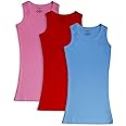 Emprella Tank Tops for Women White Black Ribbed Racer Back Womens Summer Essentials Tank Top Pack Plus Size