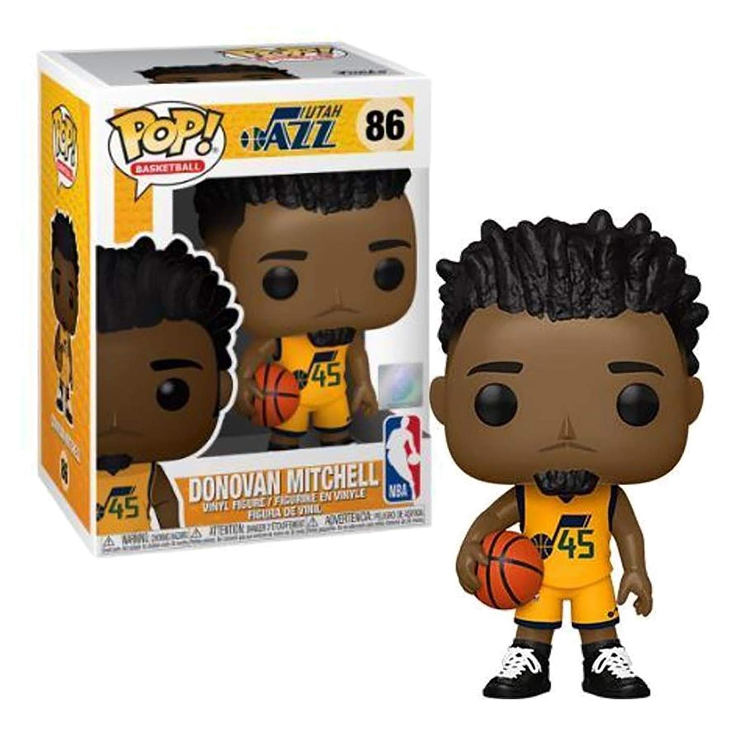 Funko POP! NBA: Utah Jazz-Donovan Mitchell - (Alternate) - Collectable Vinyl Figure - Gift Idea - Official Merchandise - Toys for Kids & Adults - Sports Fans - Model Figure for Collectors and Display