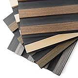 Art3d 4-Pack 6 x 6 Inch WPC Wood Slat Wall Panel