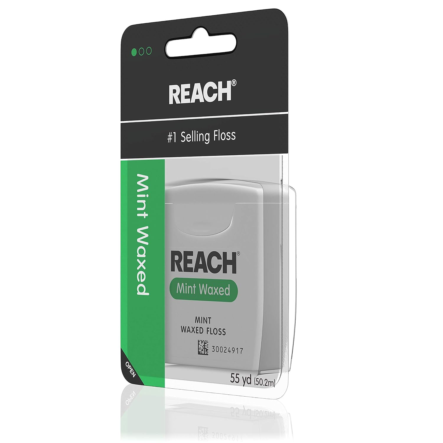 Reach Waxed Dental Floss For Plaque And Food Removal, Refreshing Mint Flavor, 55 Yards: Prime Pantry