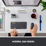 Logitech Pebble Wireless Mouse Bluetooth 2.4 GHz Silent Slim Graphite Black view 2