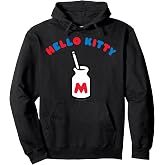 Hello Kitty Retro Milk Bottle Sweatshirt Pullover Hoodie