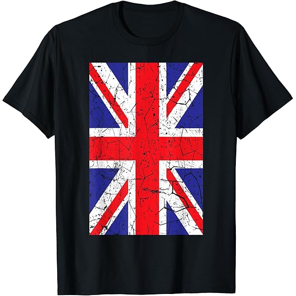 Amazon.com: Union Jack Long Sleeve T-Shirt United Kingdom