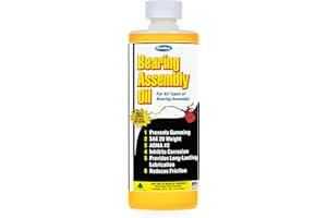 ComStar Bearing Assembly Lube Oil, SAE 20 Weight, Prevents Gumming, Protects Against Rust and Wear, Provides Long-Lasting Lubrication, Withstands Extreme Pressure, 1 Pint (45-530)