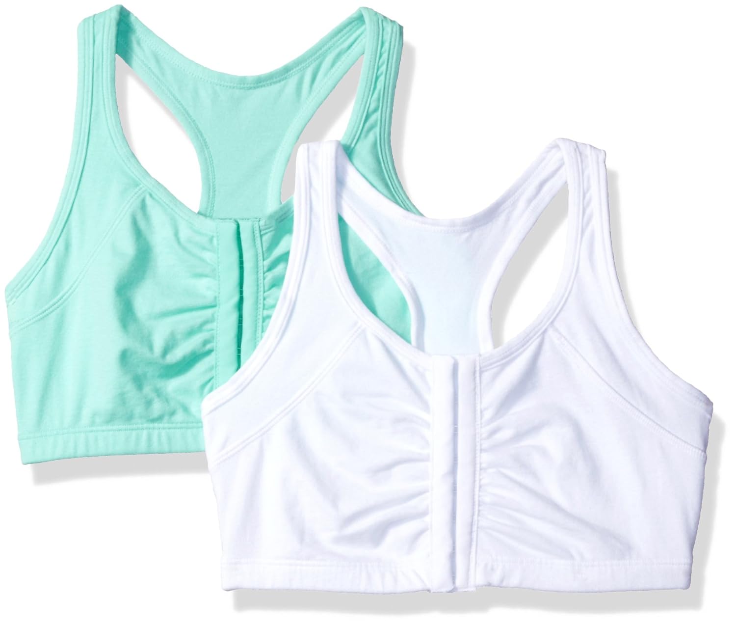 Fruit of the Loom Women's Front Close Racerback (Pack of 2)