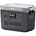 GROWATT Portable Power Station ，INFINITY 2000 Black Electric Solar Generator，2048Wh LifePO4 Battery,2200W AC Output for Home Use, Outdoor Camping, RVs and Emergency Backup(Solar Panel Optional)