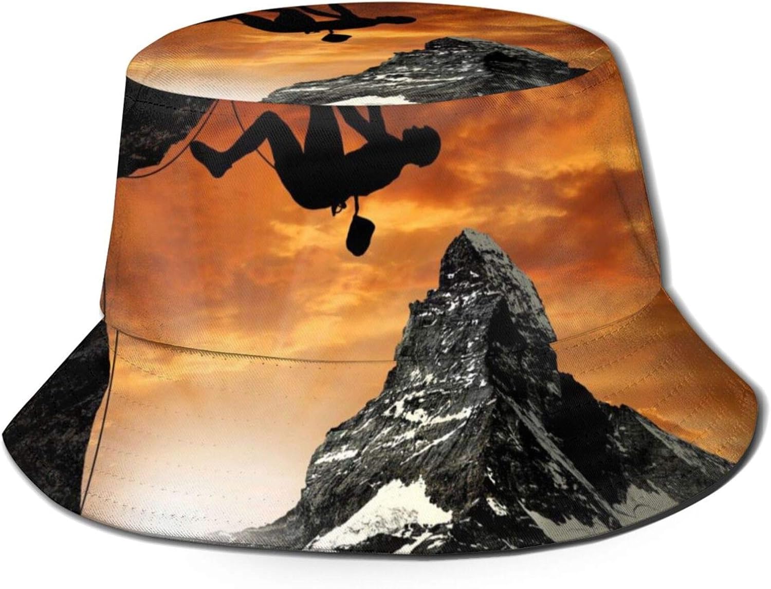 Amazing Mountain Climbing Luminous Landscape Packable Unisex Bucket Hat