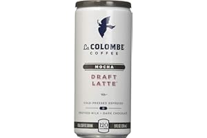La Colombe Mocha Draft Cold Brew Latte, 9 Fl Oz (Pack of 12)