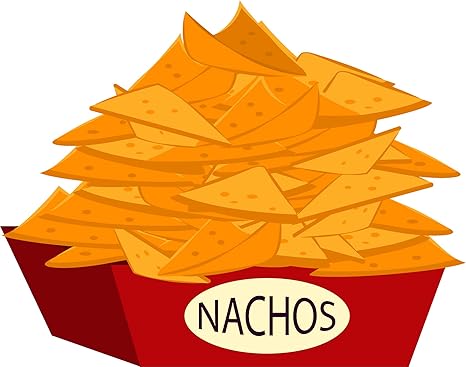 Amazon Com Delicious Nacho Snack Chips Dip Food Cartoon Vinyl Sticker 2 Wide Tray Automotive
