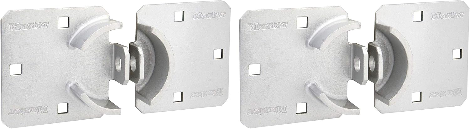 Master Lock Hasp, Solid Steel Hidden Hasp, 9 in. Wide, 770 - Truck Hasp Lock - 