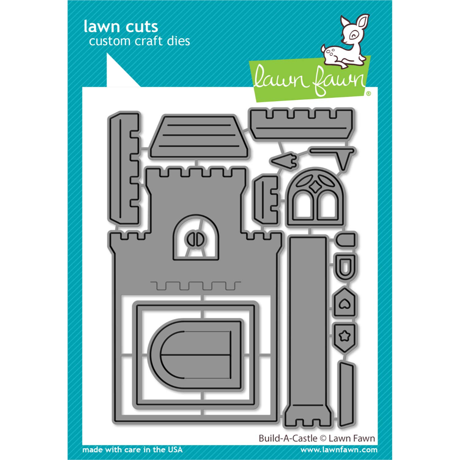 Lawn Fawn LF2347 Build-A-Castle Custom Craft Dies