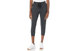 Amazon Essentials Women's Brushed Tech Stretch Crop Jogger Pant (Available in Plus Size)