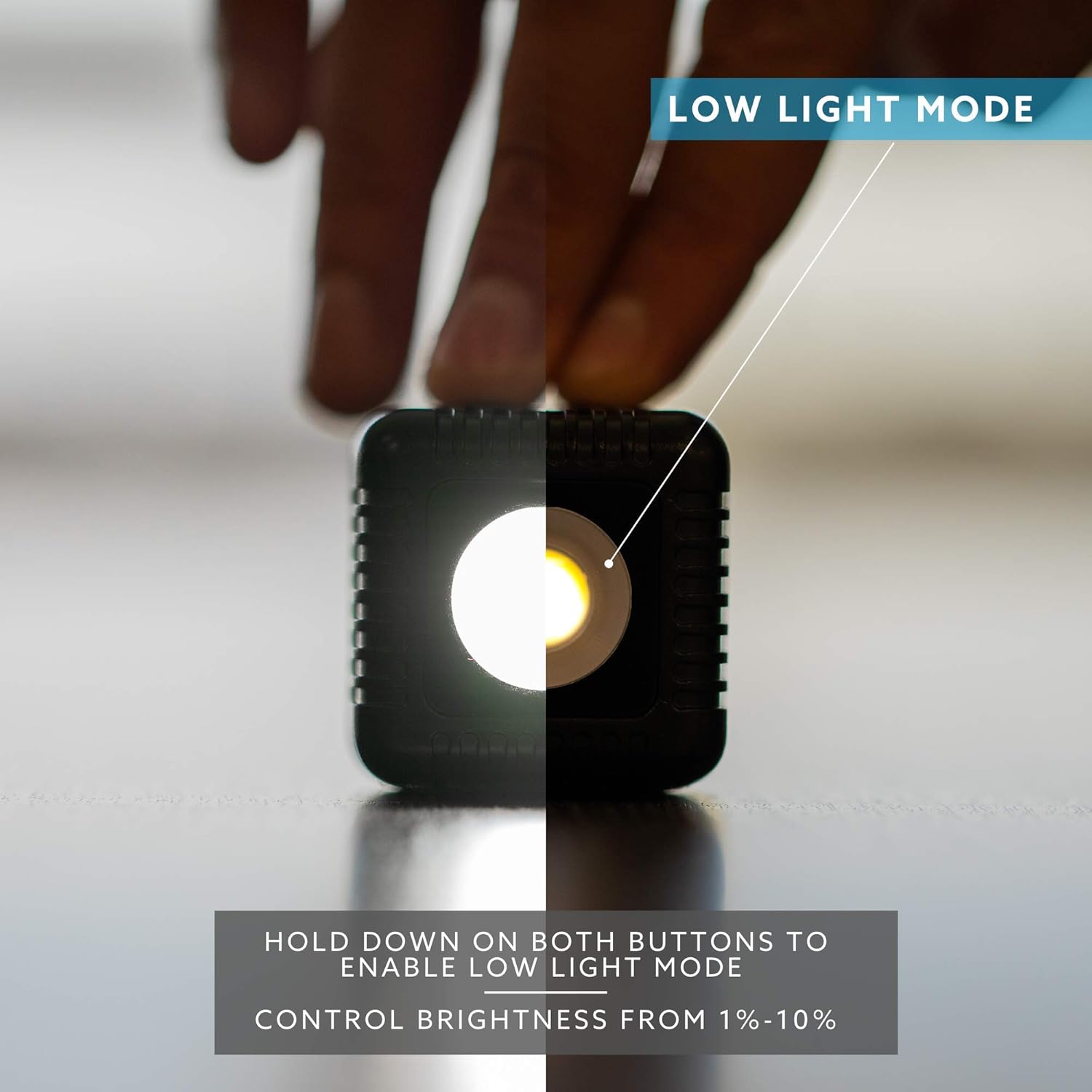 Lume Cube 2.0 | Adjustable Daylight Balanced LED Light | for Photo and Video, Content Creation | Includes Warming Gel, Diffuser, DSLR Camera Mount | for Sony, Nikon, Panasonic, Fuji, Canon, GoPro : Camera & Photo
