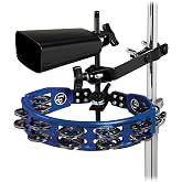 Latin Percussion LP160NY-K Tambourine and Cowbell with Mount Kit