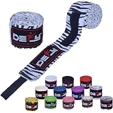 DEFY Professional 180 Inch Hand Wraps for Boxing Muay Thai MMA Elastic Bandages for Men &amp; Women -Pair