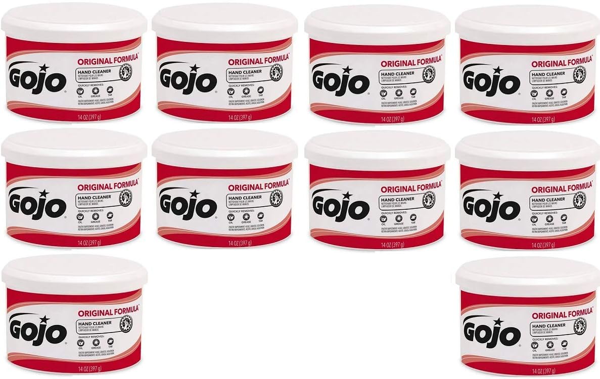 GoJo 1109-12 14 oz Original Creme Hand Cleaner - Quantity 10