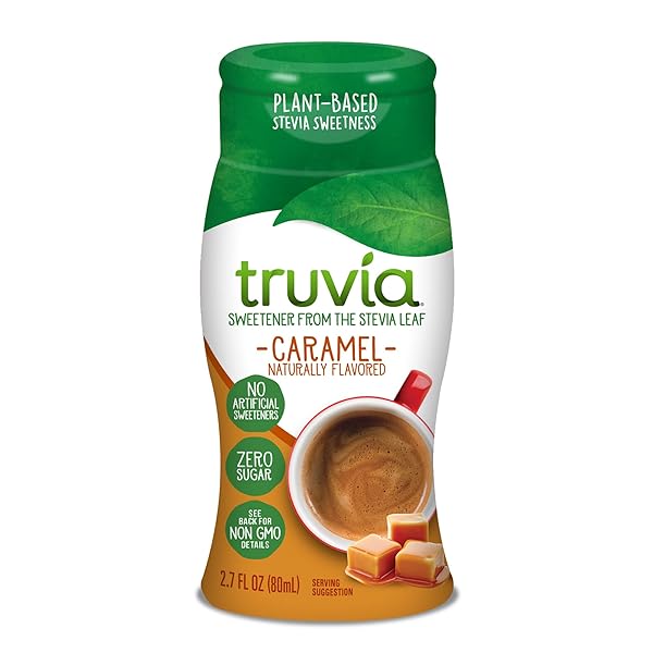 TRUVIA ZERO-CALORIE LIQUID SWEETENER FROM THE STEVIA LEAF, 2.7 FL OZ BOTTLE, CARAMEL FLAVOR (PACK OF 1)