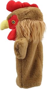 The Puppet Company Hen Eco Animal Puppet Buddies Soft Plush Toy for Kids view 3