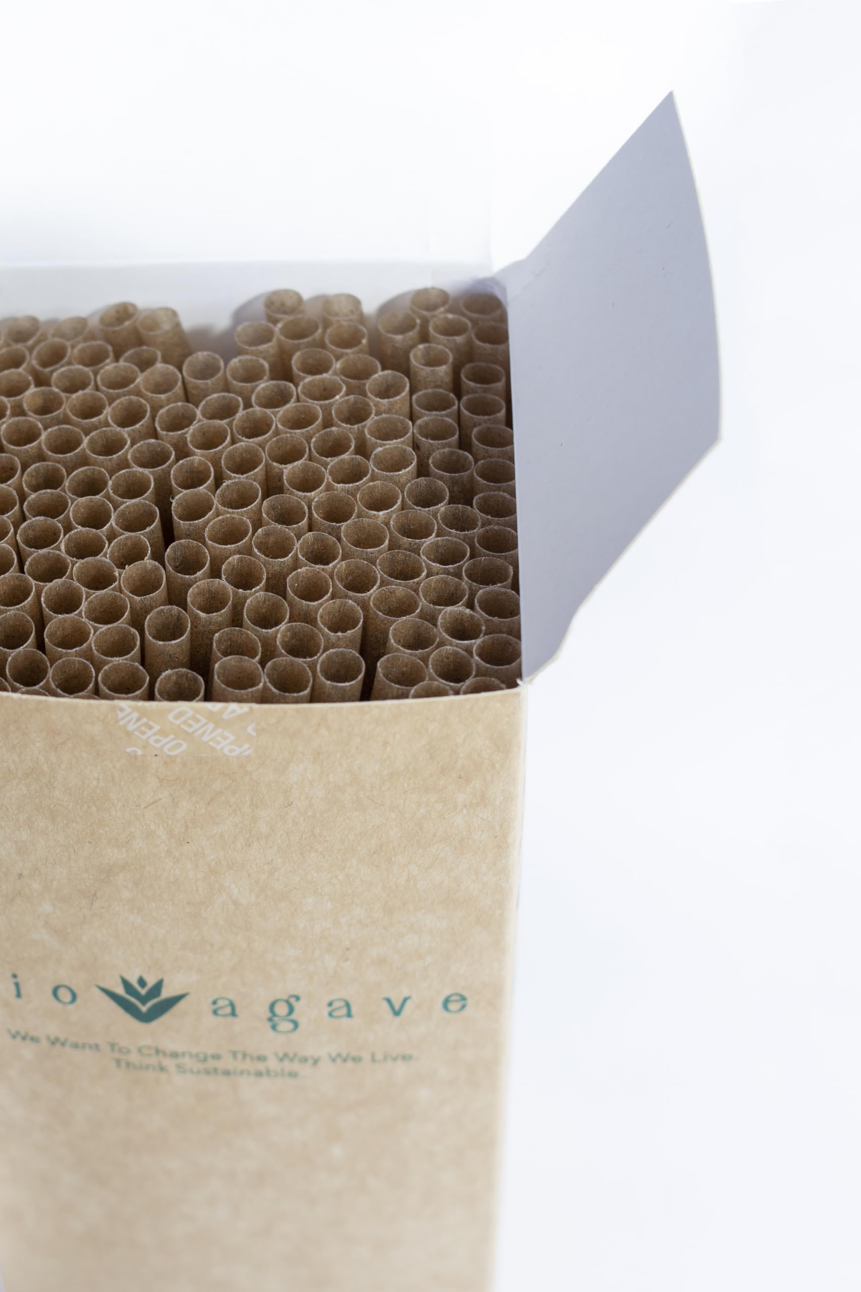 BIO AGAVE Biodegradable 8.25" Standard Straws 150 Pcs | Plant-Based Eco-Friendly Products | Drinking Straws | Agave Straws & Reusable Straws - Plastic-Free | Compatible with all lid - Image 8