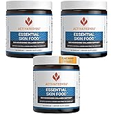 ACTIVATEDYOU Essential Skin Food - Plant Based Collagen Elastin Support Supplements for Women & Men - Supports Youthful Skin, Lysine & Dermaval for Collagen Production (3 Pack/90 Day Supply)