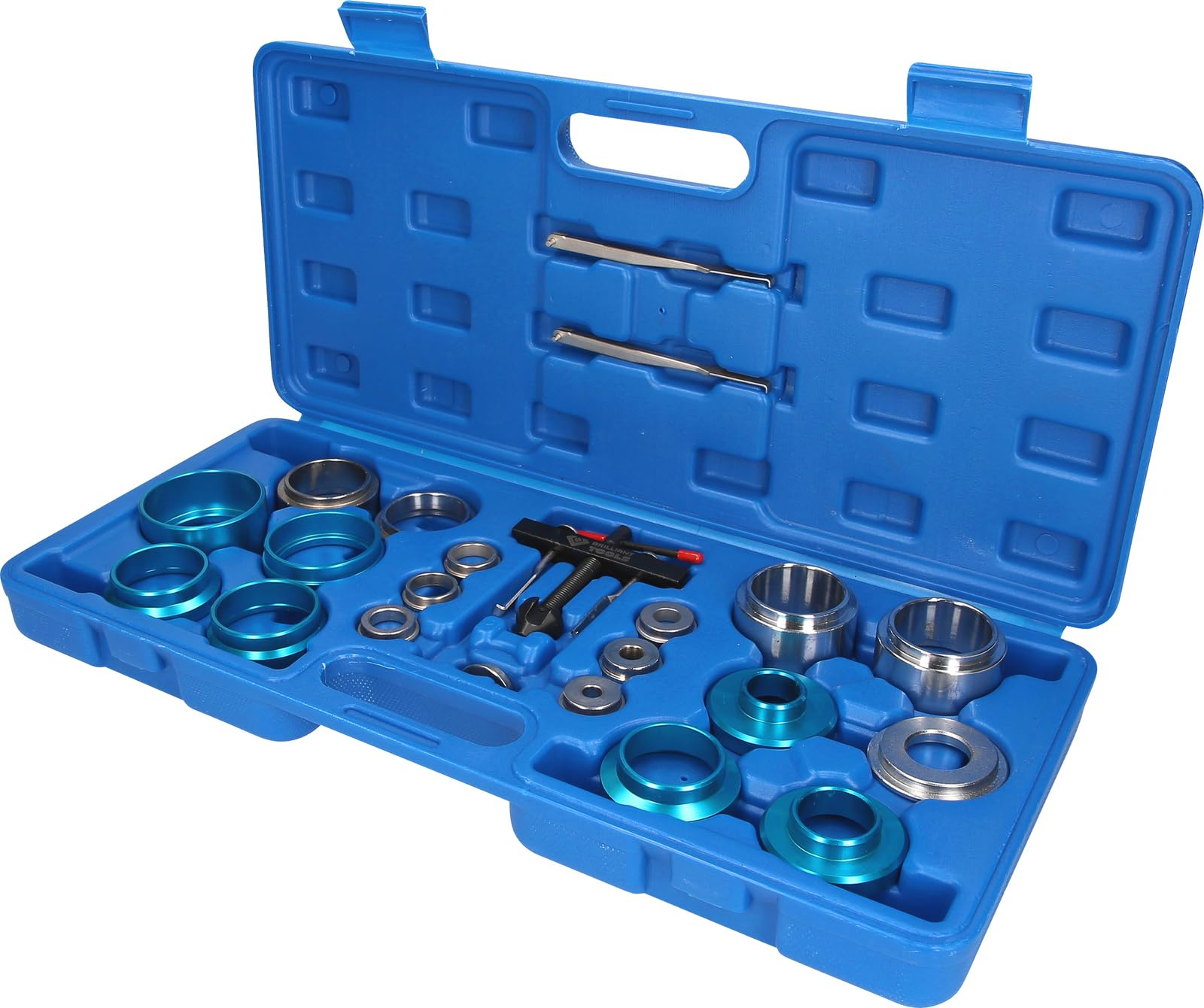 BRILLIANT TOOLS BT542030 Radial Sealing Ring Assembly Disassembly Set 24 Pieces [Powered by KS Tools]