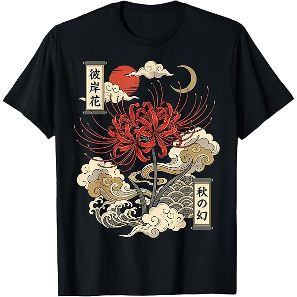 【BLACK】Spider lily aloha shirt Blue Spider Lily Button Up – Steady Hands