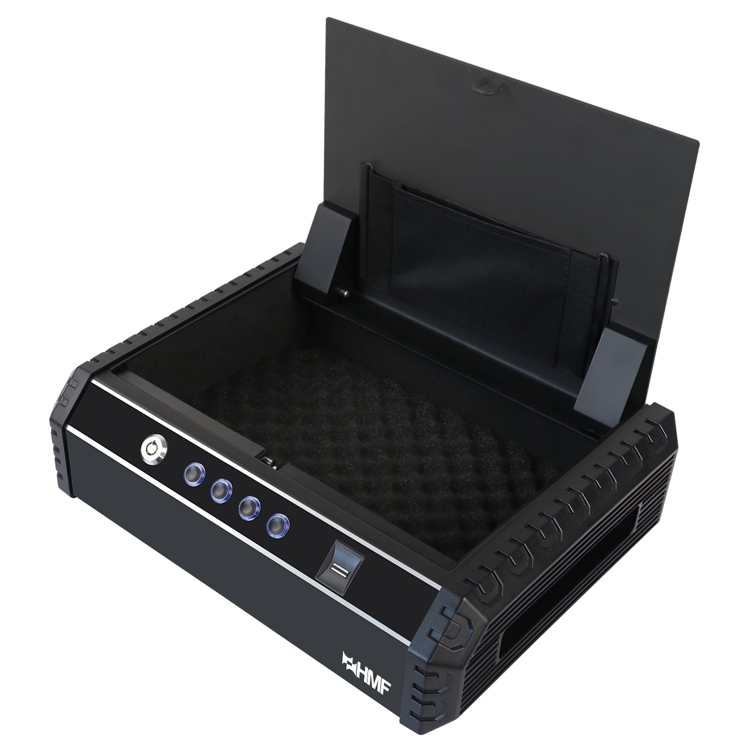 HMF 4970202 Compact Safe Fingerprint Lock, Multi Lock, Gun Safe, HMF