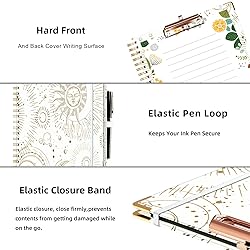 Ospelelf Clipboard Folio with Notepad for Letter