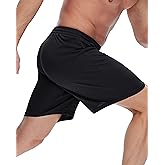 ZAHOJOY Men's 7" Pocketless Athletic Soccer Shorts Lightweight Quick Dry Mesh Gym Running Shorts No Pockets for Flag Football
