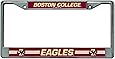 Rico Industries NCAA Chrome License Plate Frame - Team Logo College Sports