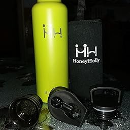 HoneyHolly Botella de Agua Acero Inoxidable sin BPA 350ml/500ml ...