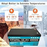 LiFePO4 Battery 24V 400Ah 10.24kWh Leisure Power Storage 25.6V 29.2V view 2