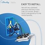 Shelly 1 Gen3 Wi-Fi Matter Smart Relay 16A Dry Contacts 4 Pack view 2