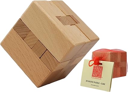 square puzzle wood