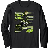 Ben 10 Omnitrix Schematics Long Sleeve T-Shirt
