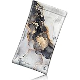 FINTIE Soft Eyeglasses Case with Cleaning Cloth, Portable Squeeze Top Vegan Leather Glasses Pouch, Sunglasses Eyewear Bag