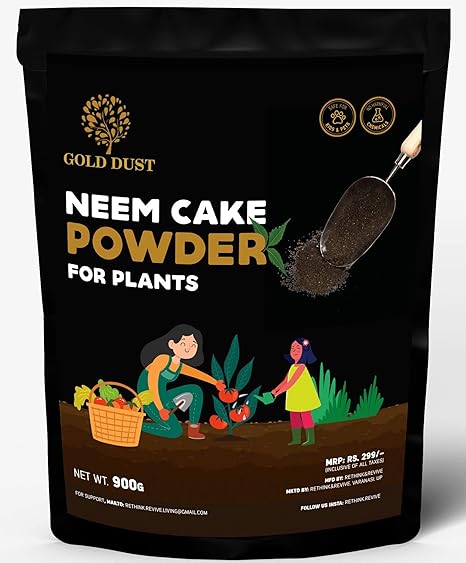 GOLD DUST Neem Powder for Plants - Neem Cake Powder 1 Kg