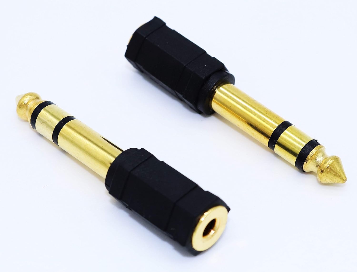 thumbnail image 2 of 1/4 Inch Female To 3.5Mm Male Headphone Adapter - Topseries 6.35Mm To 3.5Mm Mini Stereo Adapter For Headphones, Guitar, Amp Etc. - 30Cm/12 Inch 2 of 9