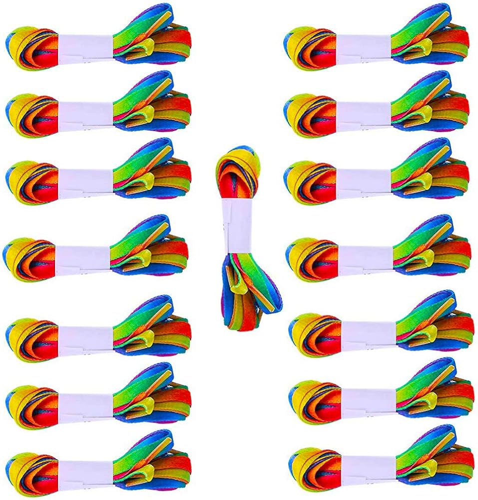 lacets plats couleur